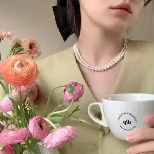 초커 진주목걸이 진주 액세서리 주얼리 원석 4mm 8mm