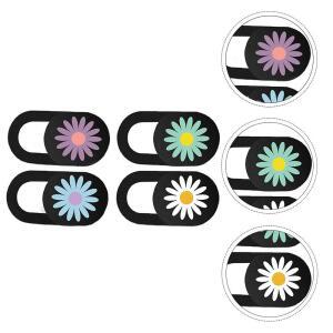 호환 4Pcs 정보 보호 커버 웹캠 슬라이드 초박형 노트북 커버 컴퓨터 태블릿용 고강도 ABS 플라스틱