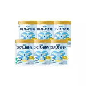 [하프클럽/남양]남양 아기사랑 수 캔분유 800g 3단계 6캔