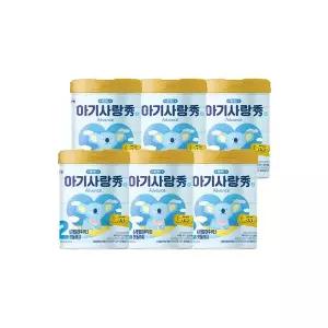 [하프클럽/남양]남양 아기사랑 수 캔분유 800g 2단계 6캔