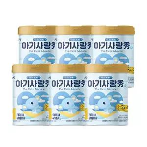 [남양]남양 아기사랑 수 캔분유 800g 1단계 6캔