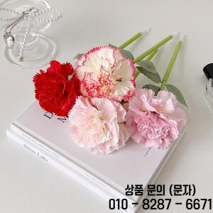 4Pcs 인공 꽃 볼펜 스승의 날 선물 쓰기 부드럽게 중립 젤 카네이션 로즈 블루 잉크