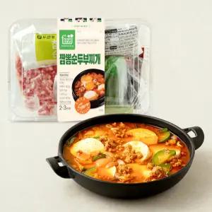 프레시밀/바른식 짬뽕 순두부찌개, 745g, 2개