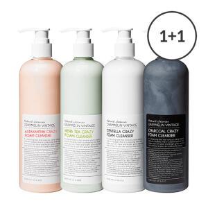 [1+1골라담기] 대용량 크레이지 폼클렌징 500ml 골라담기 (4종택2)