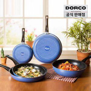 [혜택가 27,980원] 도루코 BEST 프라이팬 1+1특가 애쉬블루 (24cm+28cm) 외 궁중팬 냄