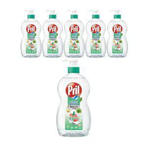 프릴 베이킹소다 그린허브향, 700ml, 6개