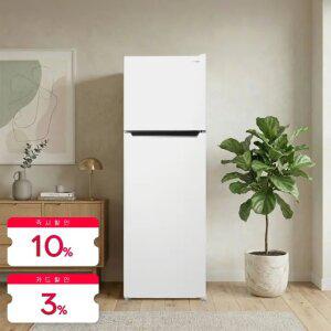[최대혜택33만] 캐리어 255L 화이트 2도어 일반냉장고 KRNT255WEM1