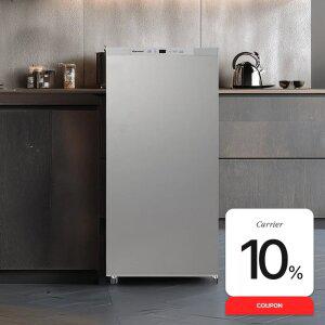 (최대혜택 371,030) 캐리어 소형 김치 냉장고 93L KRNO093SKM1 메탈실버