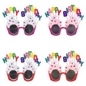 J2K 해피버스데이 안경 생일파티 셀카 스튜디오 촬영 소품