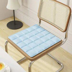 여름 통풍 자동차 운전석 직장인 쿨링 방석 여름나기 아이스 쿨 방석(블루) 자동차 젤