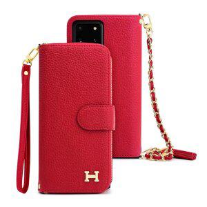 갤럭시 S26 울트라 플러스 에쉬 지퍼 스트랩 다이어리 케이스