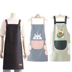 트렌드집착 카페 주방 바리스타 플로리스트 어린이집 미용실 식당 방수 예쁜 앞치마