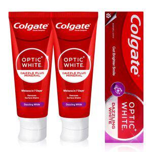콜게이트 옵틱 화이트 다즐링 화이트닝 미백 치약 100g x2개