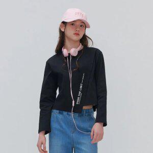 [오션스카이] [2color] 여아 랩 크롭 라운드 긴팔티