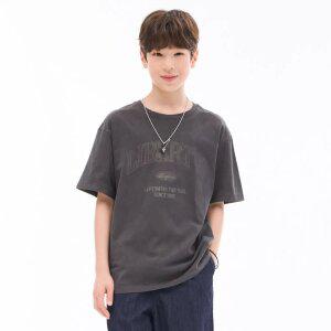 [오션스카이] [2color] 남아 피그먼트 반팔 티셔츠