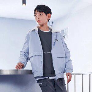 [오션스카이] [2color] 남아 후드 탈부착 항공점퍼