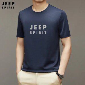 JEEP SPIRIT 남성 라운드 반팔티 드라이핏 기능성 쿨 반팔 티셔츠