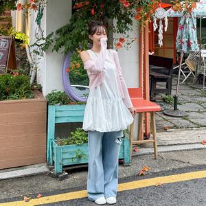 [제작/빅사이즈]이블렛 플러피 레이어드 벌룬 미니원피스 제이스타일