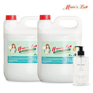 맘스럽 주방세제 4LX2개+리필용기1개 과일야채세척용세제 식기세척 라임향