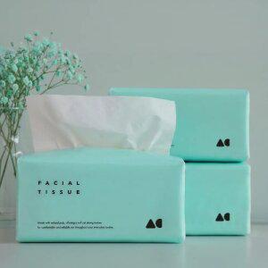 올챌린지 미용티슈 민트그린 300매 6개입