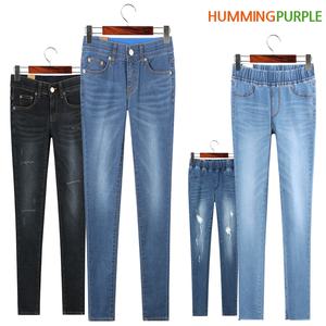 [허밍퍼플]스키니 청바지 밴딩 팬츠 봄 신상 26~40 일자핏 스판 슬랙스 데님 워싱 XXX
