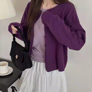 [제작/빅사이즈]이블렛 뉴이즈 라이트 베이직 니트 가디건 제이스타일