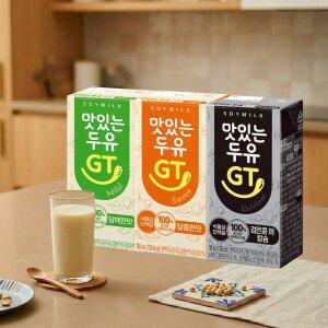 남양 맛있는두유GT 190ml 48팩 (달콤/담백/검은콩깨칼슘)