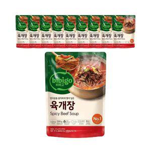 CJ 비비고 육개장, 500g, 10개