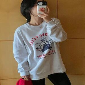 모토롤 오버핏 맨투맨 (3color)