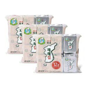 지도표성경김 재래 식탁김 4g 12봉 3개(총36봉)