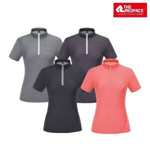 [레드페이스 본사] 여성 카이 쿨 하프 우먼 짚 티셔츠 REWFTSM21050