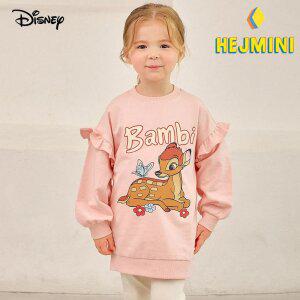 [헤이미니] [디즈니]밤비 큐티프릴롱맨투맨티셔츠