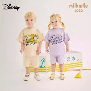 [밀크마일로로] [디즈니]휴이두이루이 여름실내상하세트