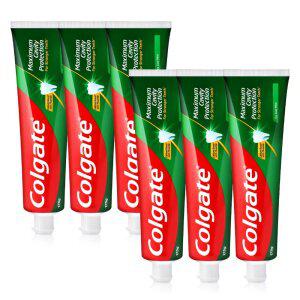 콜게이트치약 쿨민트 플루오라이드 175g 6개