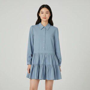 셔츠형 캉캉 미니 원피스 AQ3WO864