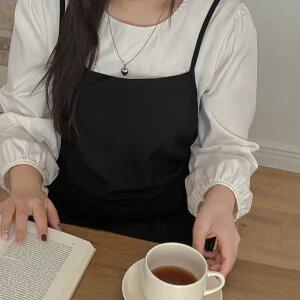 [빅사이즈]이블렛 도뮤아 셔링 뷔스티에 블라우스 SET 제이스타일