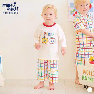 [몰리멜리프렌즈] 뽐므체크7부실내상하복