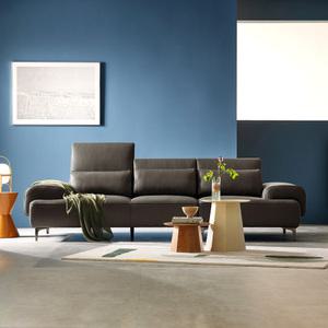 [자코모] 비엔토 하이 3.5인 기능성 슈렁큰 천연면피 소가죽 소파(전측면가죽) (+쿠션