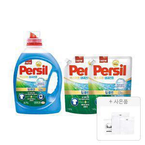 퍼실 엑스퍼트 실내건조 2.7L, 1개 + 리필 1.8L, 2개 + 증정(세탁망 2종(M,L), 1개)