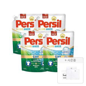 퍼실 엑스퍼트 실내건조 드럼/일반 겸용 1.8L, 4개 + 증정(세탁망 2종(M,L), 1개)