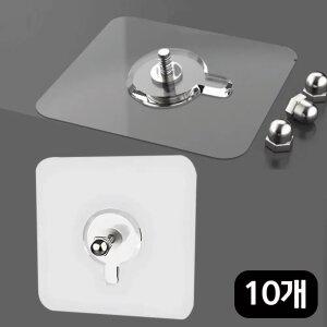 무타공 초강력 접착식 볼트 나사 벽걸이 매직후크 액자 선반고정 나사길이 6mm / 11mm