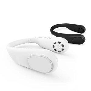 시크릿_아이오랩 넥프로 화이트 무선 넥밴드 선풍기 미니 휴대용 목걸이 넥선풍기