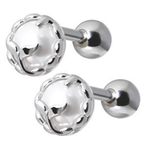 진주테일 데일리 베이직 써지컬스틸 귓바퀴 피어싱 1+1