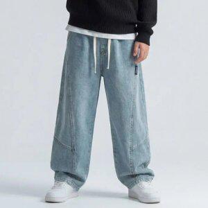 [키즈레시피] 배기핏라인워싱데님팬츠