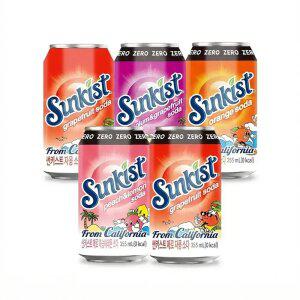 [본사직영] 썬키스트 소다 355ml 24+24 골라담기 / 오렌지 자몽 자두자몽