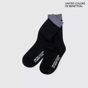 베네통 어드벤처 키즈 크루삭스 블랙 K 1팩 BTDABCRK-BK1