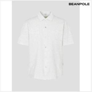 [빈폴] 강연밀라노 반소매 오픈형 티셔츠 - 아이보리 (BC5342O210)