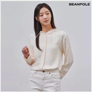 [빈폴레이디스] 후드 블라우스 - 아이보리 (BF4X64C010)