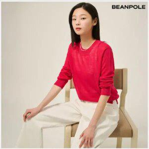 [빈폴레이디스] 리넨 혼방 긴소매 풀오버 - 마젠타 (BF5451C03W)