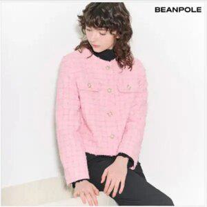 [빈폴레이디스] [B. my] 트위드 라운드넥 재킷 - 핑크 (BF5211N01X)